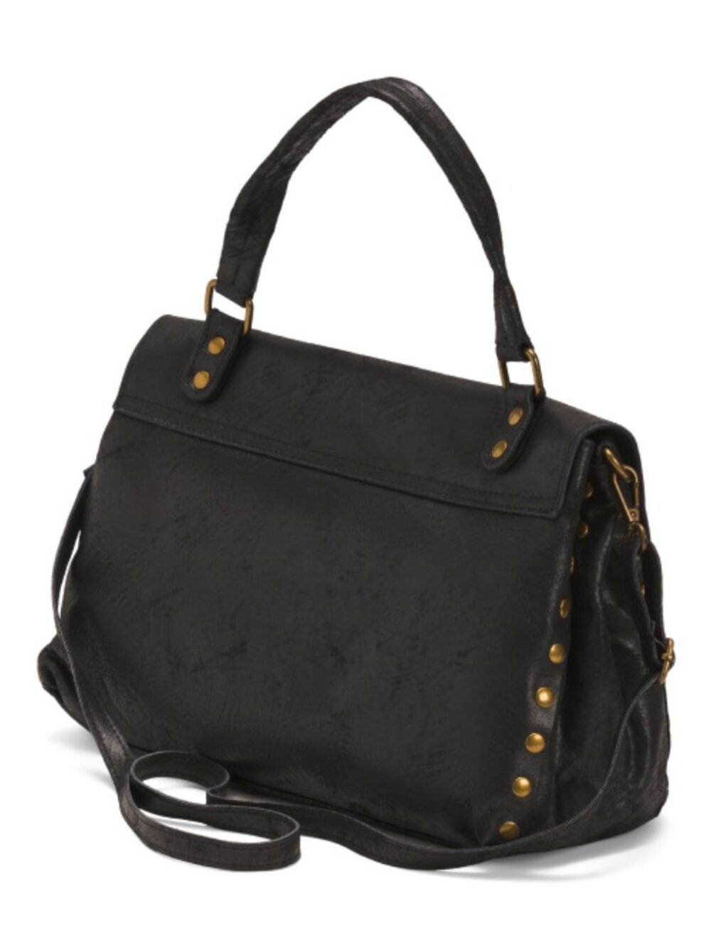 CHIARA FERRETTI Made In Italy Leather Brushed Large Flap Over Satchel - Picture 4 of 5